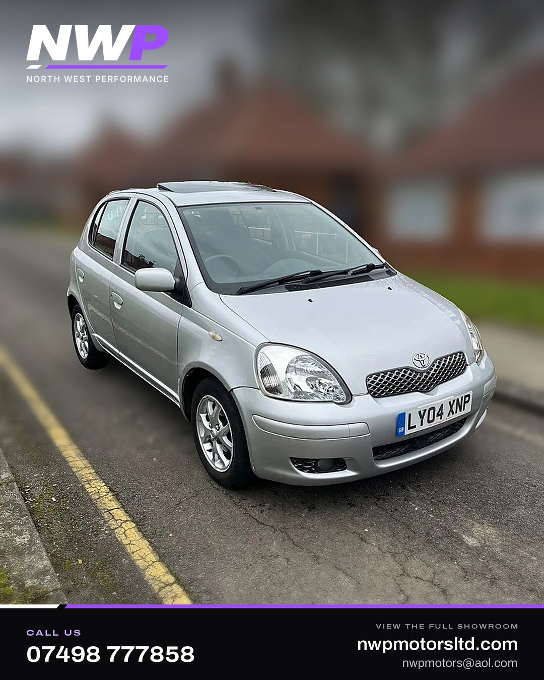 2004 Toyota Yaris, silver – NWP listing photo